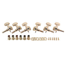 6x Guitar Machine Heads Knobs Guitar String Tuning Pegs Machine Head Tuners for
