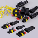 15 kits 2/3/4 Pin Way Sealed Waterproof Electrical Wire Connector Plug Car Motor