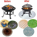 60cm Fireproof Mat |Fire Pit Mat | Fire Pit Pad Deck Great For Deck UK V5K8