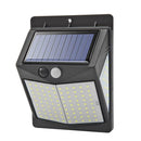 122LED Solar Power PIR Motion Sensor Wall Light Outdoor Garden Street Lamp