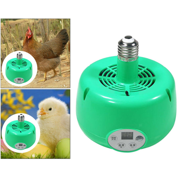 Pet Heat Light Fan Auto E27 Chicken Pet Pig Livestock Warm Bulb Heating Lamp