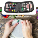 43pcs/set Portable Multifunction Sewing Box Embroidery Kit DIY Needle Tools