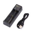 USB-C Smart Battery Charger Single Slots For 18650 21700 26650.etc Nimh Ba_SE
