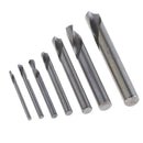 7-piece Set of Point Drills Bits High Speed Steel Positioning Drills Bits