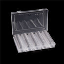 100 Clear Coin Capsules Coin Case Holders 27mm Round Storage Box FT