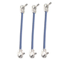 6.35mm Mono Male to 6.35 Male Guitar Pedal Braided Cable for Guitar Effect Pedal