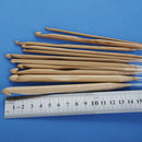 Set 12 Sizes Carbonized Bamboo Afghan Tunisian Crochet Hooks 3.0-10.0mm
