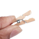 Mini Wooden Clothes Photo Paper Peg Clothespin Craft Clips 25mm 40pcs