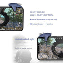 AK16 Blue Shark Metal Mobile Game Controller Fire Button Aim Key for PUBG