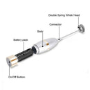 Electric Handheld Milk Frother Foamer Egg Beater Double Spring Triple Sprin C7I9