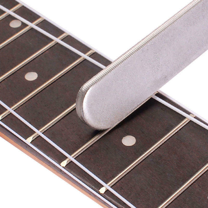 Guitar Fret Crowning Luthiers Tool File Stainless Steel Narrow Dual Cuttin XHR