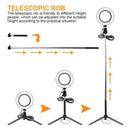 LED Selfie Ring Light Dimmable Camera Phone Video Photo Lighting w/ Tripod A