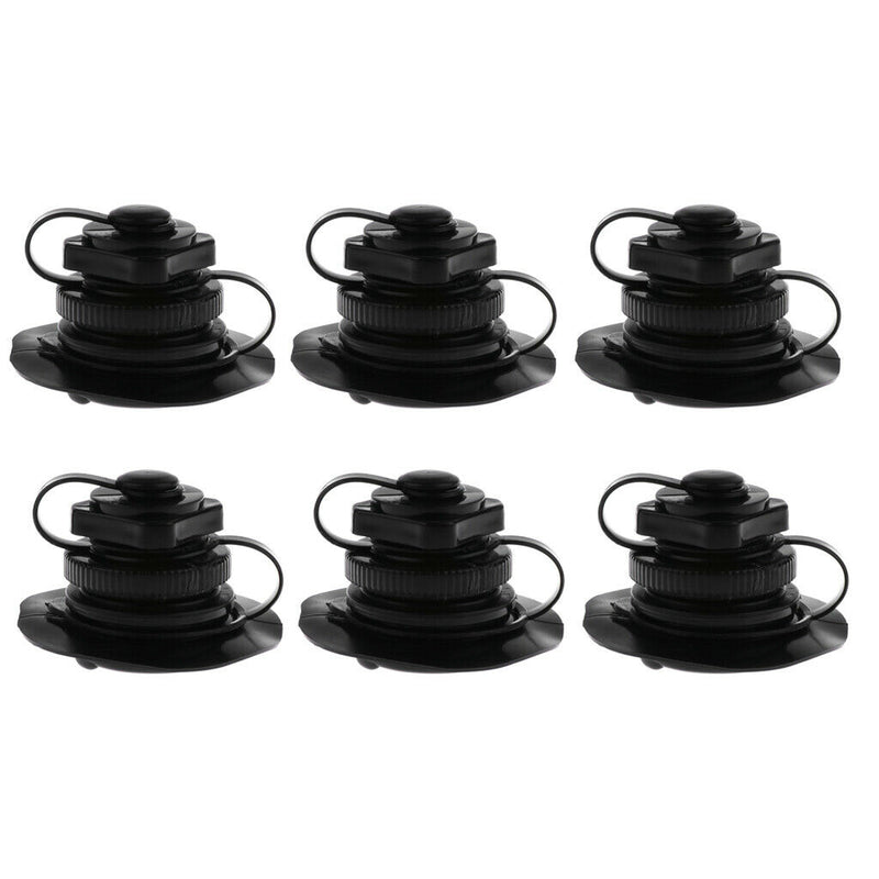6 Pieces Durable Air Plug Cap Replacement For  Inflatable Boat Mattress
