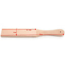 Dual Sided Leather Blade Strop Cutter Razor Sharpener Polishing Wooden Handle