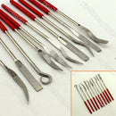 10 Pieces Diamond Coated Riffler File Mechanical Watch Jewelry Files Set 140mm