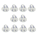 10 Pieces Silverwhite 25mm Adjustable Rings Base Blank Settings Round Ring Pad