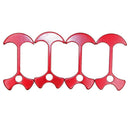 12 Piece Deck Road Camping Fish Bone Nail Rope Buckle Tent Wind Rope Fish B
