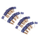 Country Flag Cupcake Toppers Picks for Party Decorations Supplies, Toothpick