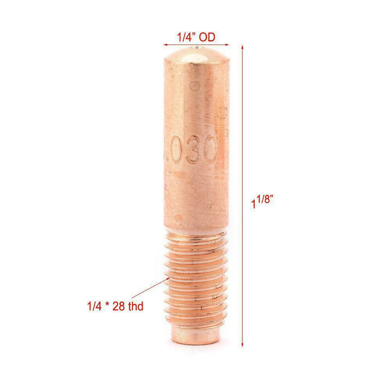 10pcs/set Welding Torch Gas Nozzles Contact Tips Holder for Welding Machine