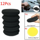 12Pcs Microfiber Foam Sponge Polish Wax Applicator Pads Car Home Cleaning Tool~