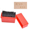 Alphabet Stamps Craft Set Letters Punch Steel Metal Leather Tool Case 8mm