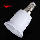 5x E14 to E27 Base Screw Light Bulb Adapter Lamp Adaptor Fitting Converter Hut