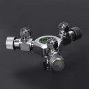 Aquarium Fish Tank 3 Way Air Pump Co2 Regulator Solenoid Cylinder Splitter