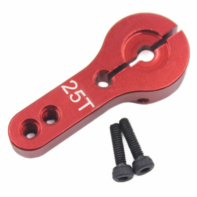 6pcs 25T Aluminum Servo Horn M3 threads Steering Arm High Torque Servos Mot U4X9