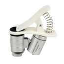 60X Universal Mobile Phone Mini Portable Clip LED Microscope Magnifier Loup K1T1