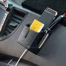 Car Vehicle Air Box Organizer Phone Storage Pocket Bag Holder Accessories Black