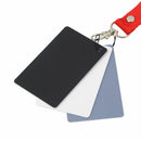 3 in 1 Pocket-Size Digital White Black Grey Balance Cards 18% Gray Card bidm JR