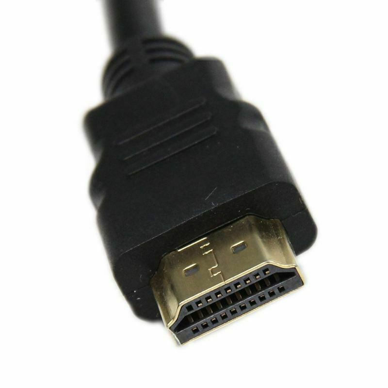 30cm HDMI Male to DVI-D 24+1 Pin Female (M/F) Video Cable Adapter Plug I9X5