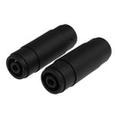 2X 4-Pin Pole female to female speaker coupler adapter audio cable connector  3C