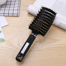 Hair Scalp Massage Comb Anti-Static Straight Curly Hair Styling Brush(Black A