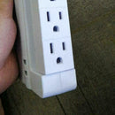 Multi Plugs Socket Wall Shelf 8 Port Surge Protector USB Extenders 2 Outlet E5X5