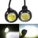 2x White DC12V 9W Eagle Eye LED Daytime Running DRL Backup Light Car Lamp