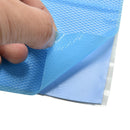 100x100x1mm Blue Heatsink Cooling Thermal Conductive Silicone Pad Uncut MatLJ