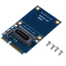 1Pc mSATA PCI-e Express SATA SSD Slot To 7 Pin SATA HDD Convert Card AdapterJC!E