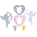 3pcs Love Angel DIY Cutting Dies Photo Album Scrapbooking Embossing Stencil A