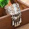Hairpin Women Tassel Hollow Hair Clip Beads Dangle Hair Pins Crystal NEW H7