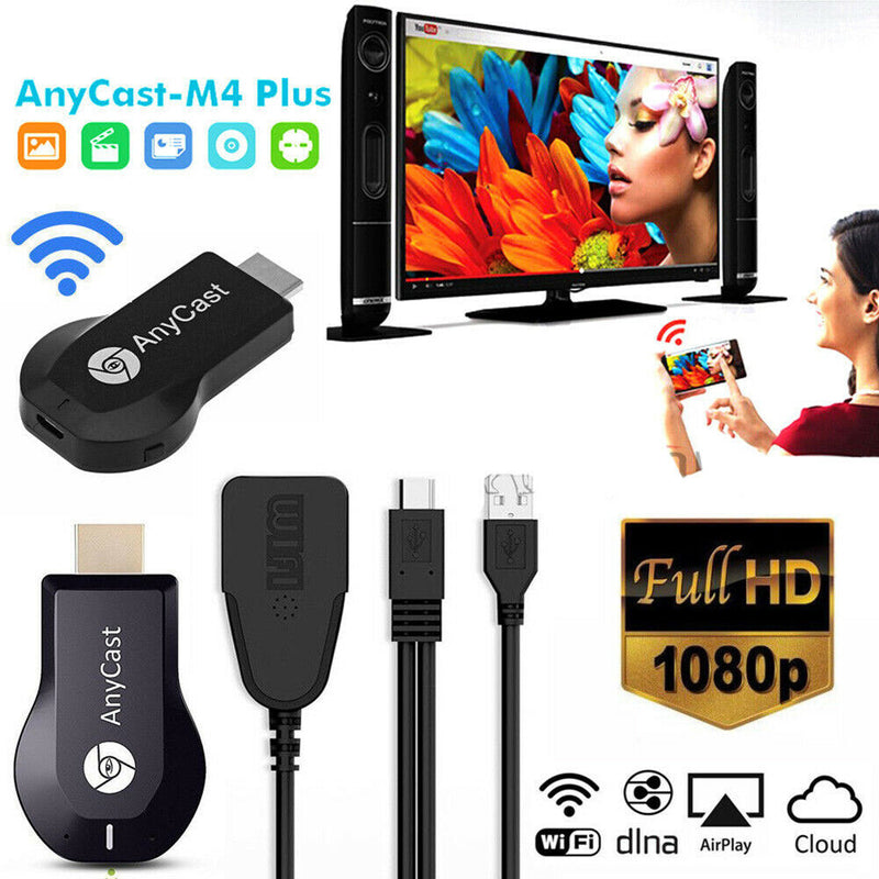 Anycast WiFi DLNA Airplay Miracast Online Streaming Device for TV 1080p Receiver
