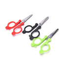Comfortable folding small scissors stainless steel travel portable scissors SP