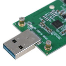 1Pc Mini USB 3.0 to PCIE mSATA External SSD PCBA Conveter Adapter Card BX FT