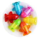 2x Cute Creative Cartoon Aircraft Style Ballpoint Pen Random Color For Student.