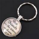 Best Friend Keychains Friendship Jewelry  Pendant Key Rings Fad CABIES