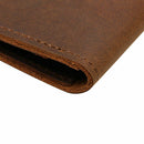 Hot Classic Leather Passport Holder Wallet Case Cover Ticket Travel Brown B W0S6