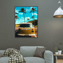 5D DIY Full Drill Diamond Painting Trip Car Cross Stitch Embroidery Mosaic