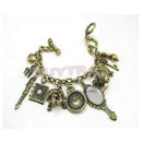 Buytra Promotion Wholesale Charms Mirror Teapot Frog Clock Bangle Bracelet A BX