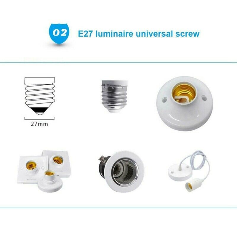 E27 LED Bulb Foldable 4 Fan Blade Lights 60W LED Lamp Super Bright White 65 A9W9