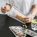 4pcs Reusable Foods Stand Up Ziplock Bag Snack Nuts Sealed Storage Pouch